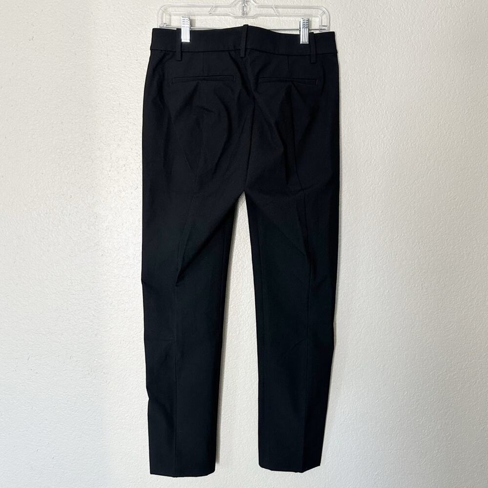 J. Crew Factory Pants Womens Petite Slim-Fit Full-Length Trouser Black Size 8P - Picture 7 of 9